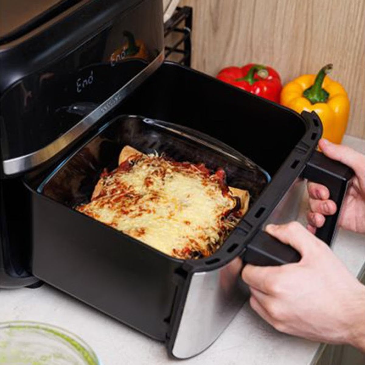 Pyrex Airfryer 1L Square Dish without Lid 20x17cm