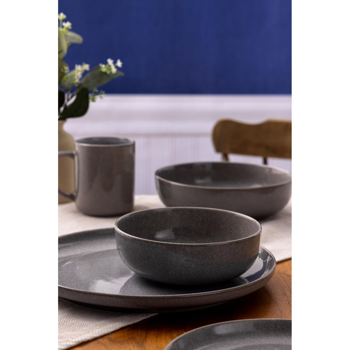 Mason Cash Reactive Aura 12 Piece Dinner Set