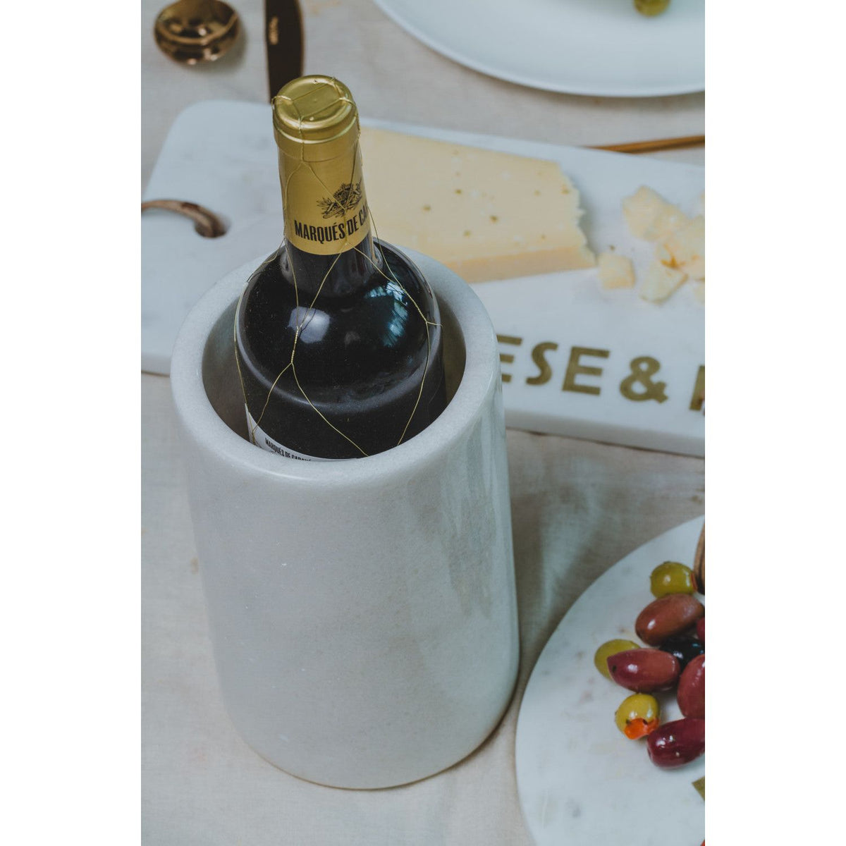 Artesà Marble Wine Cooler for Standard Bottles - Home Deco London