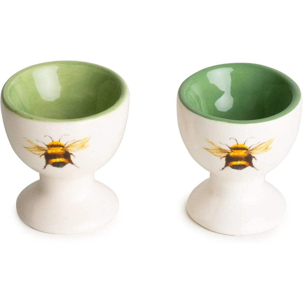 Bee Egg Cups Set of 2 Ceramic - Home Deco London