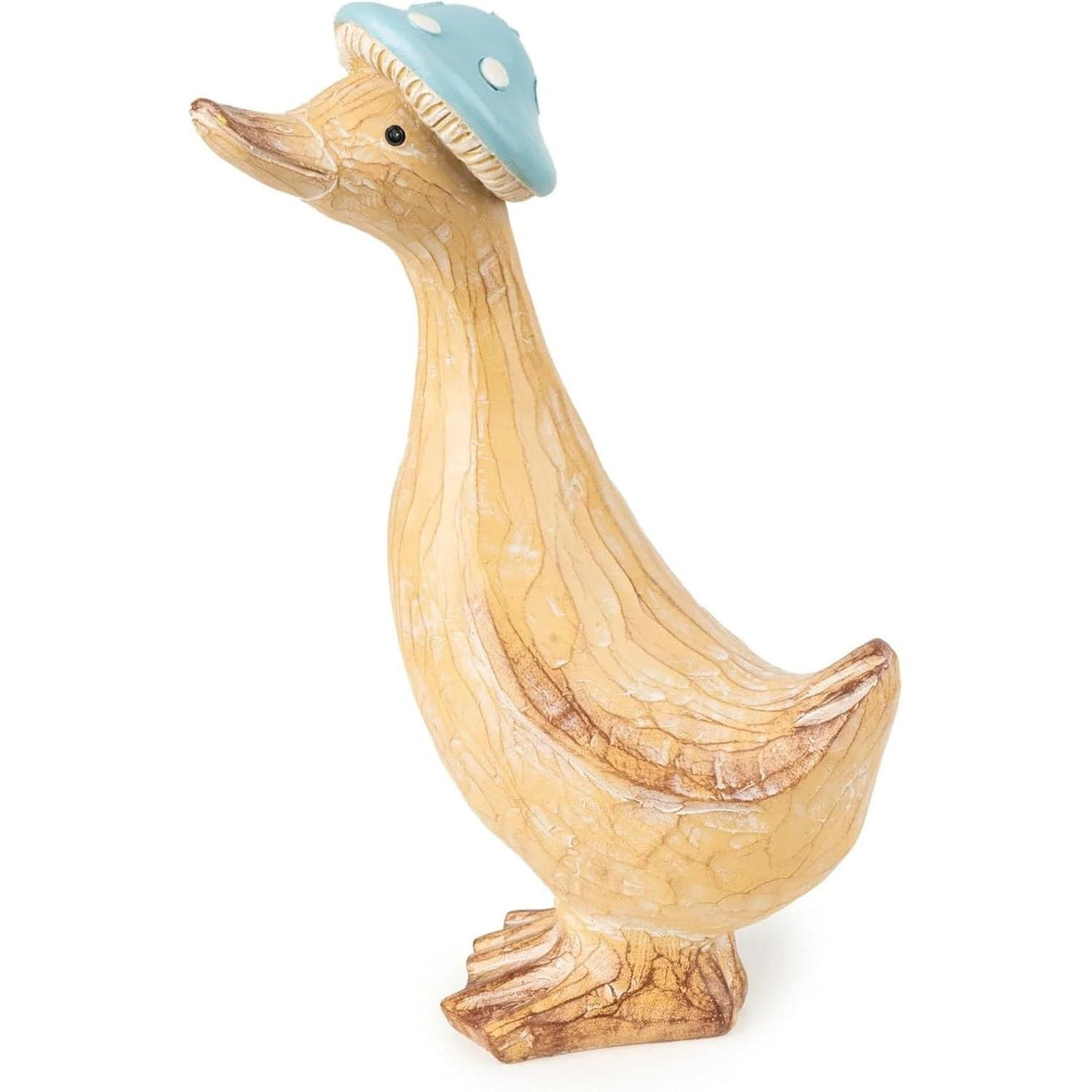 Duck Egg Mushroom Hat Duck Ornament Medium - Home Deco London