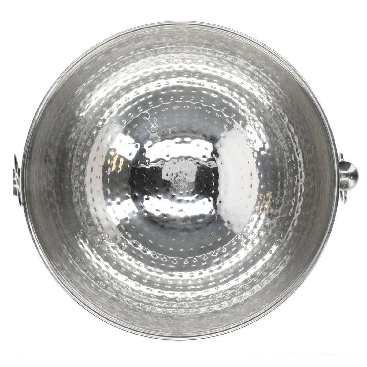 BarCraft Hammered Stainless Steel Champagne Cooler Bowl - Home Deco London