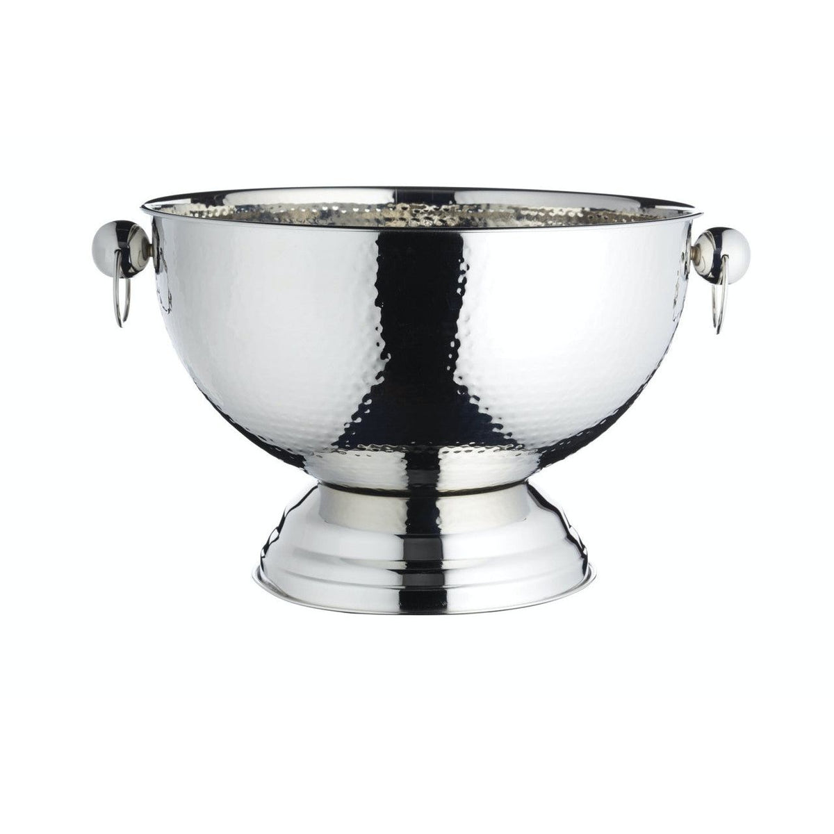BarCraft Hammered Stainless Steel Champagne Cooler Bowl - Home Deco London