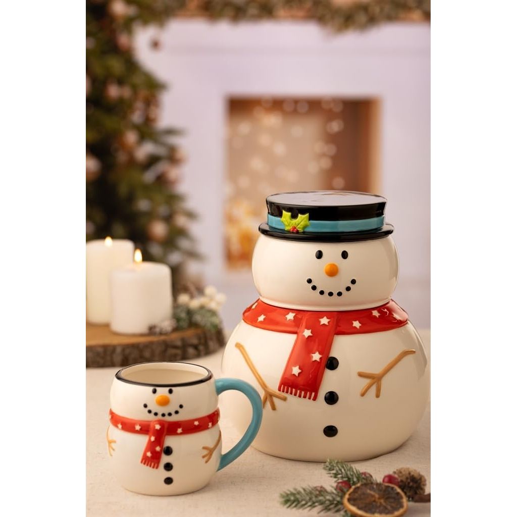 Price & Kensington Snowman Cookie Jar - Home Deco London