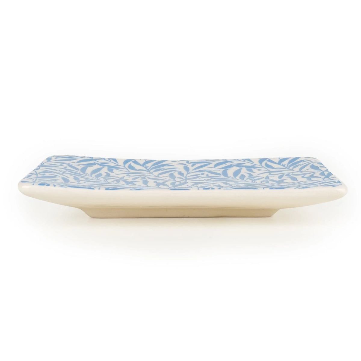Jeff Banks Ceramic Bathroom Set Leafy Trellis Blue - Home Deco London