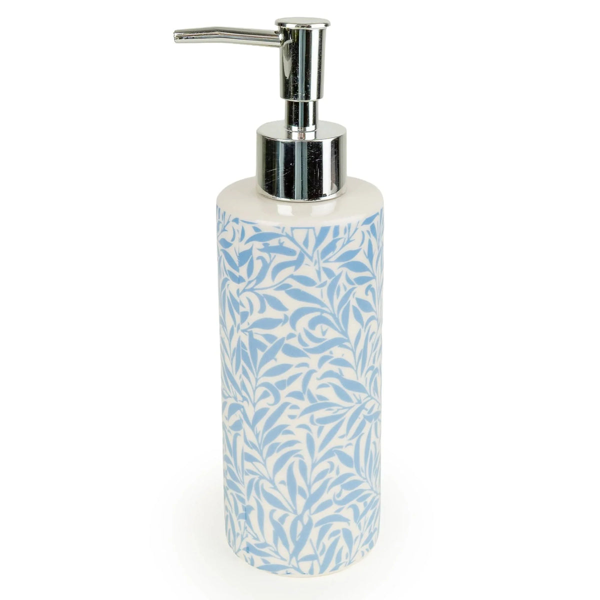 Jeff Banks Ceramic Bathroom Set Leafy Trellis Blue - Home Deco London