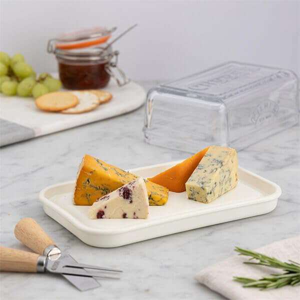 Kilner Glass Cheese Storage Dish with Dual Function - Home Deco London