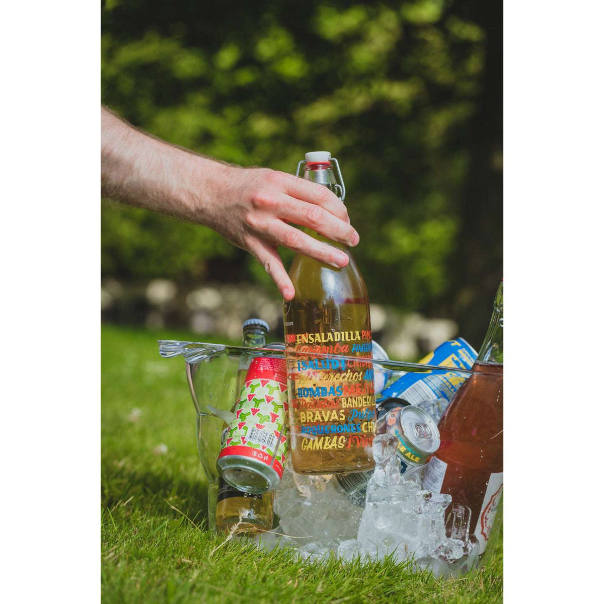 Barcraft Extra Large Acrylic Drinks Pail with Handles - Home Deco London
