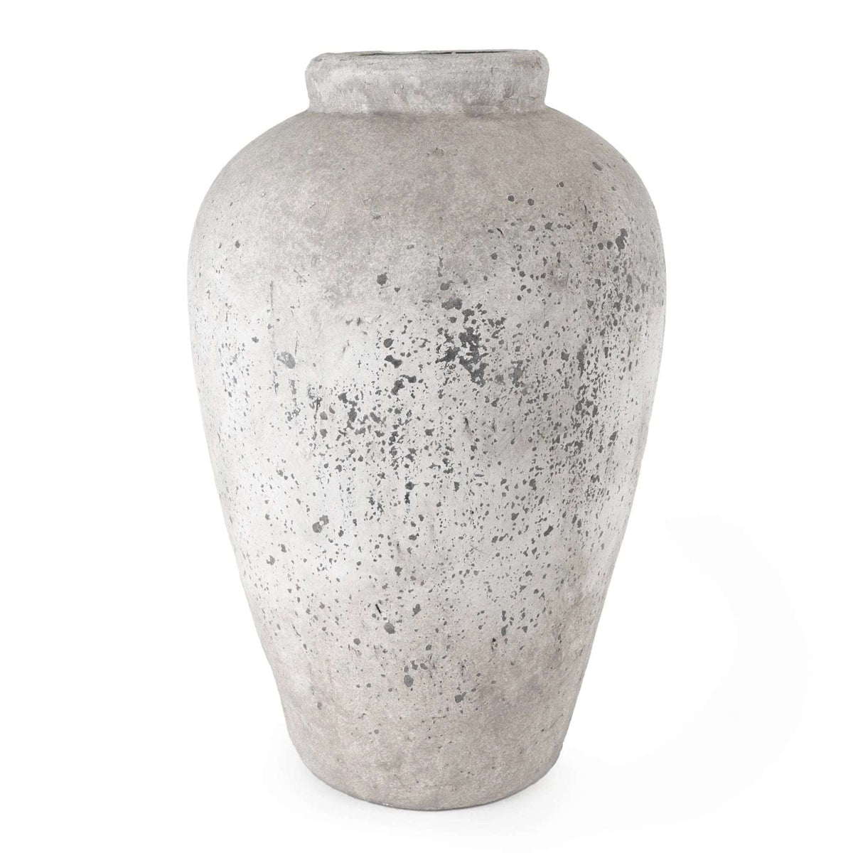 Medium Urn Vase - Rustic Stone Design 37.5cm - Home Deco London