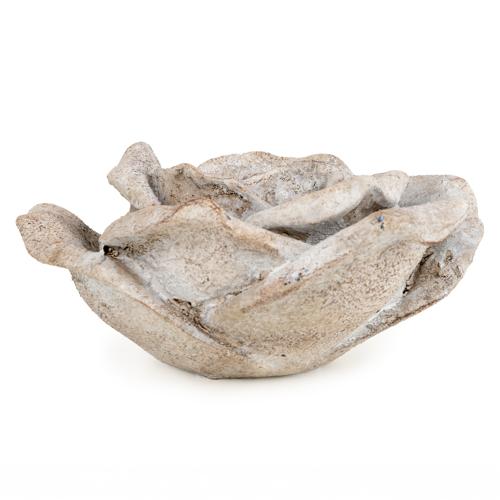 17.5Cm Large Stone Decorative Flower Resin Rose Ornament for Home Décor - Home Deco London