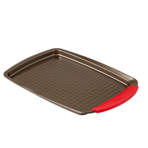 Pyrex asimetriA Metal baking tray with silicone handle