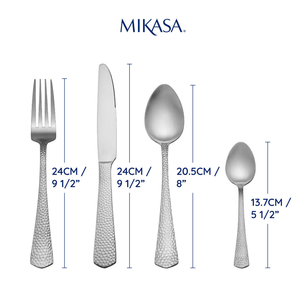 Mikasa Broadway 16 Piece Stainless Steel Cutlery Set - Home Deco London