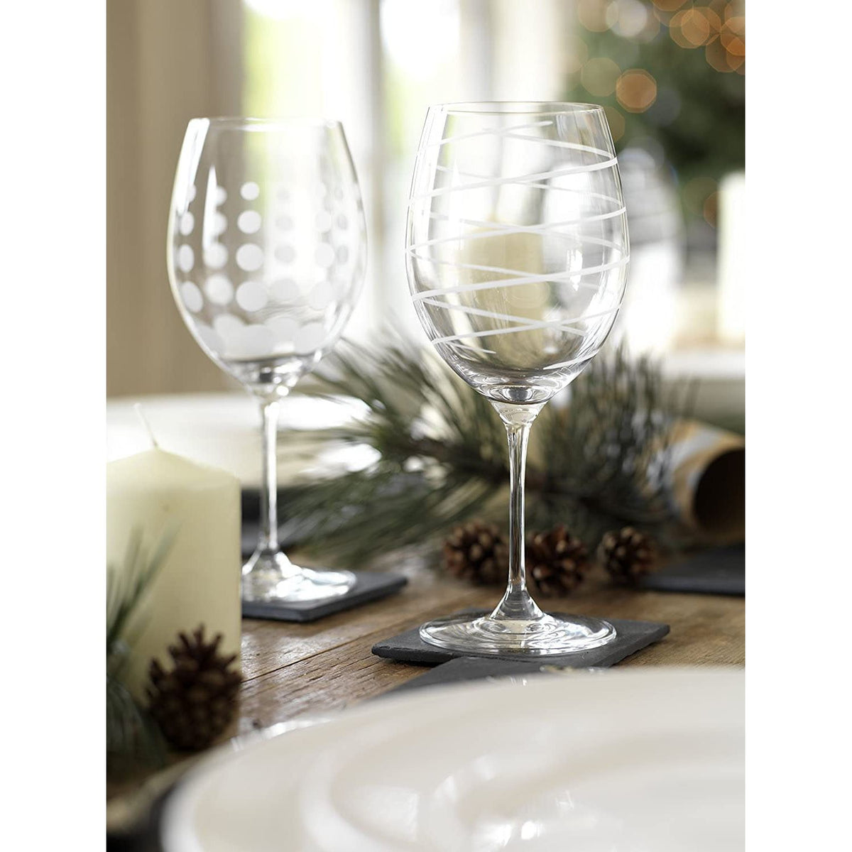 Mikasa Cheers Crystal Red Wine Glasses Set of 4 - Home Deco London
