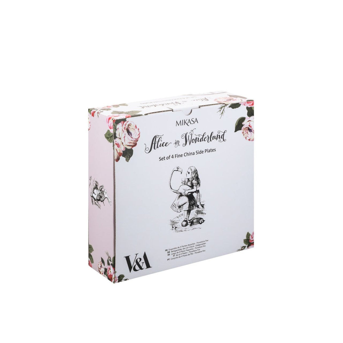 Mikasa V&A Alice In Wonderland Bone China Side Plates Set of 4 - Home Deco London