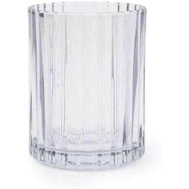 Transparent 3-Piece Glass Bathroom Accessory Set - Home Deco London