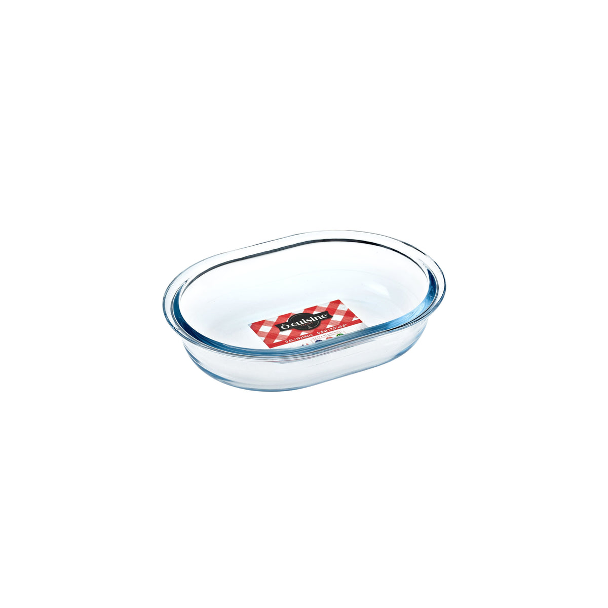 Ôcuisine® Small Borosilicate Glass Pie Dish 19x14cm - Home Deco London