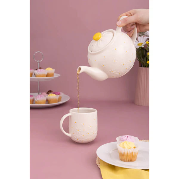 Price & Kensington Daisy Embossed Mug 360ml - Home Deco London