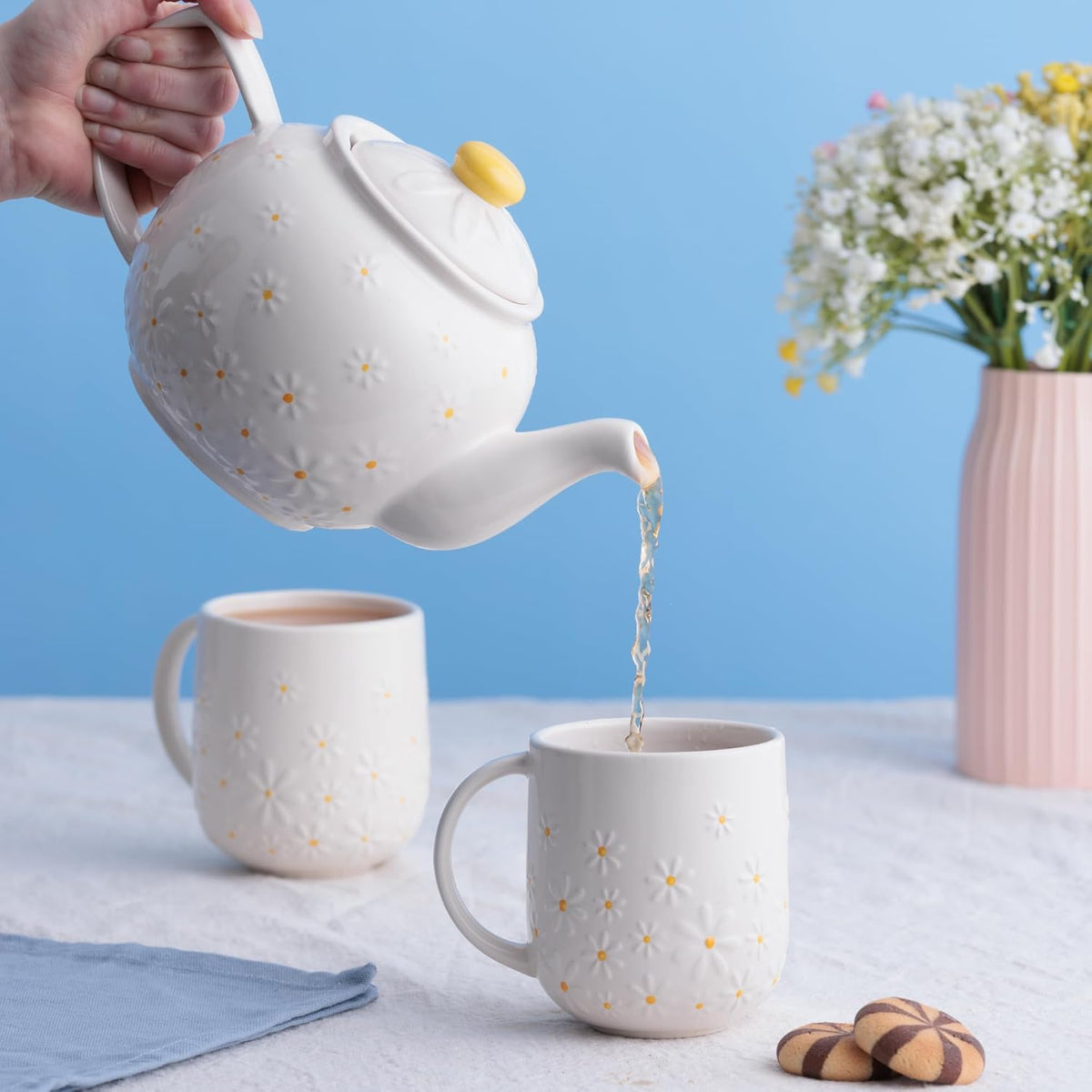 Price & Kensington Daisy Teapot 6 Cup 1100ml - Home Deco London