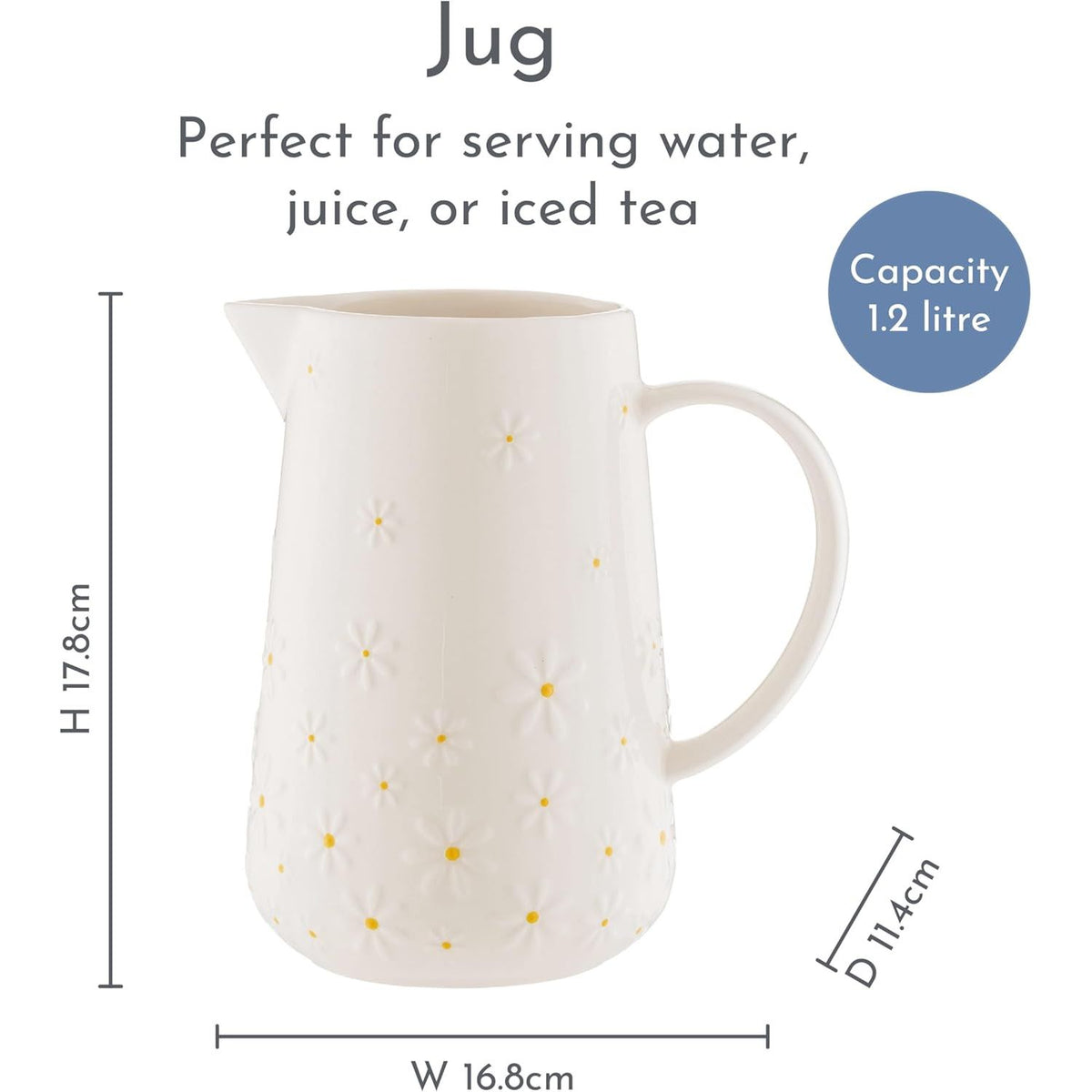 Price & Kensington Daisy Jug 1.2lt - Home Deco London