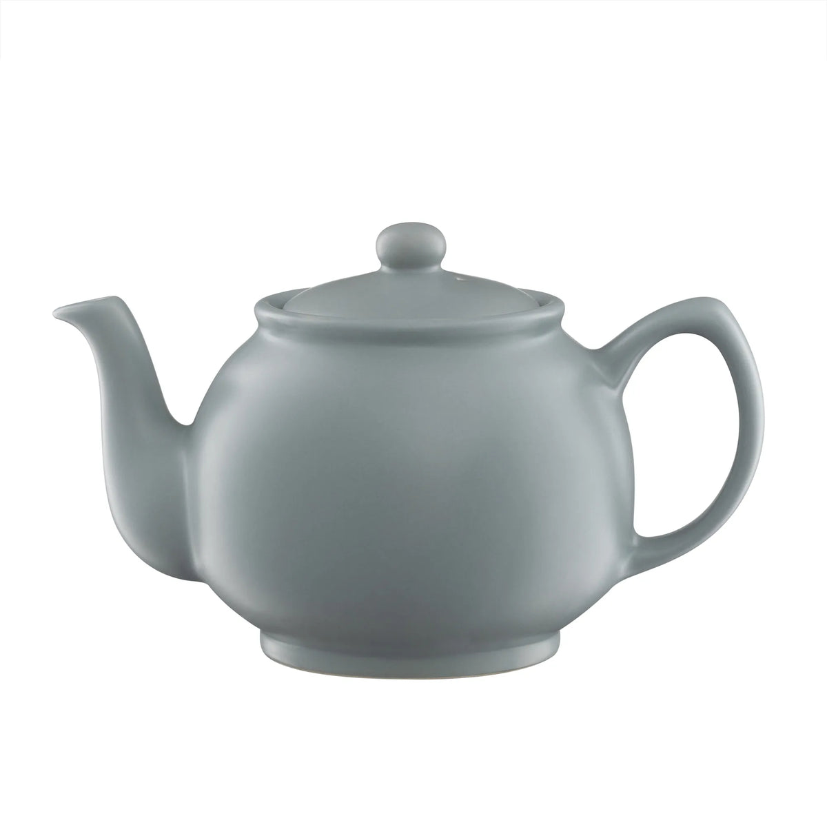 Price & Kensington Matt Grey Teapot - 6 Cup Capacity, Non-Drip Spout, & Durable Stoneware - Home Deco London