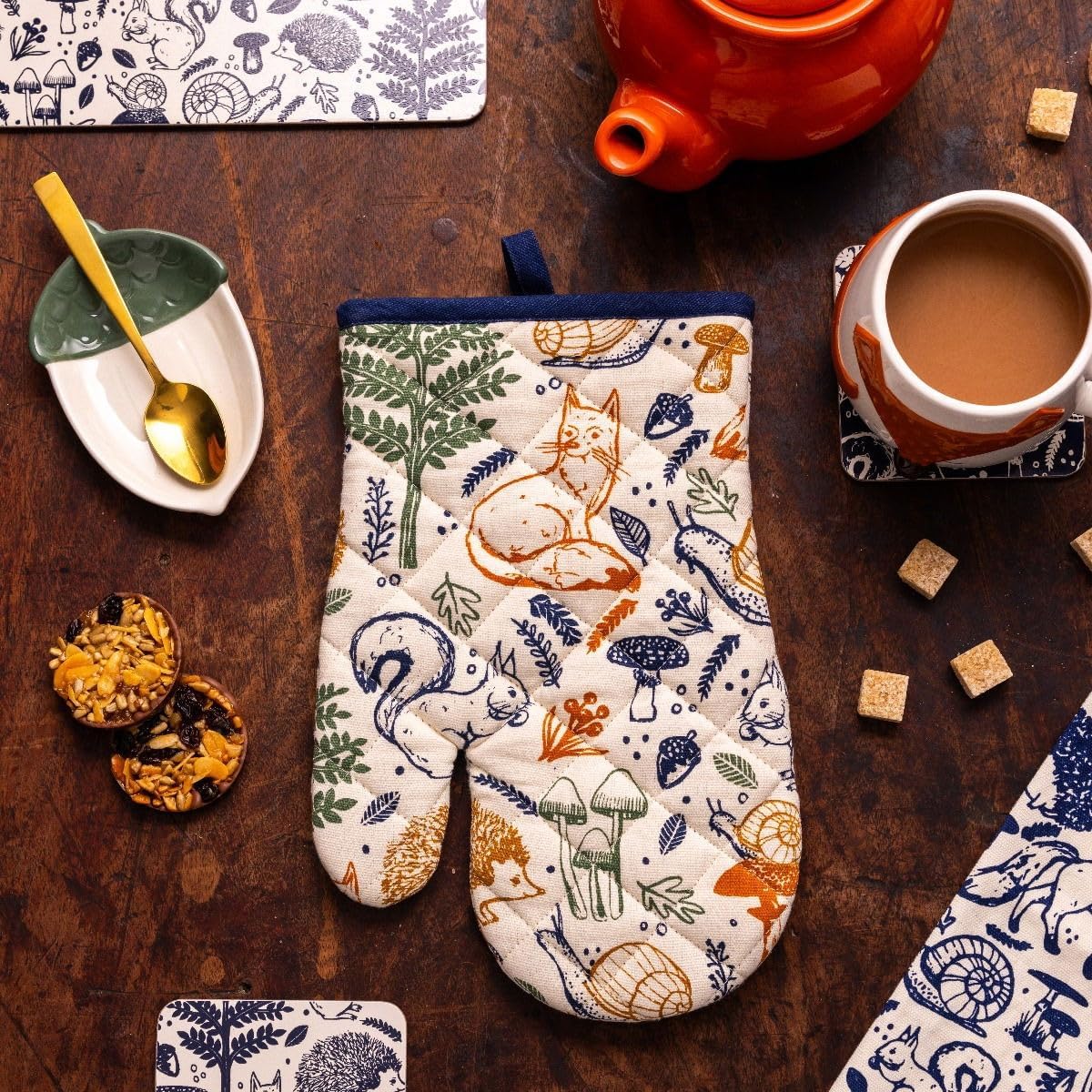 Price & Kensington Woodland Single Oven Glove - Home Deco London