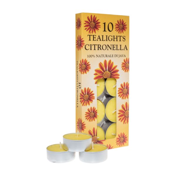 Price's Citronella Tealights - Pack of 10 - Home Deco London