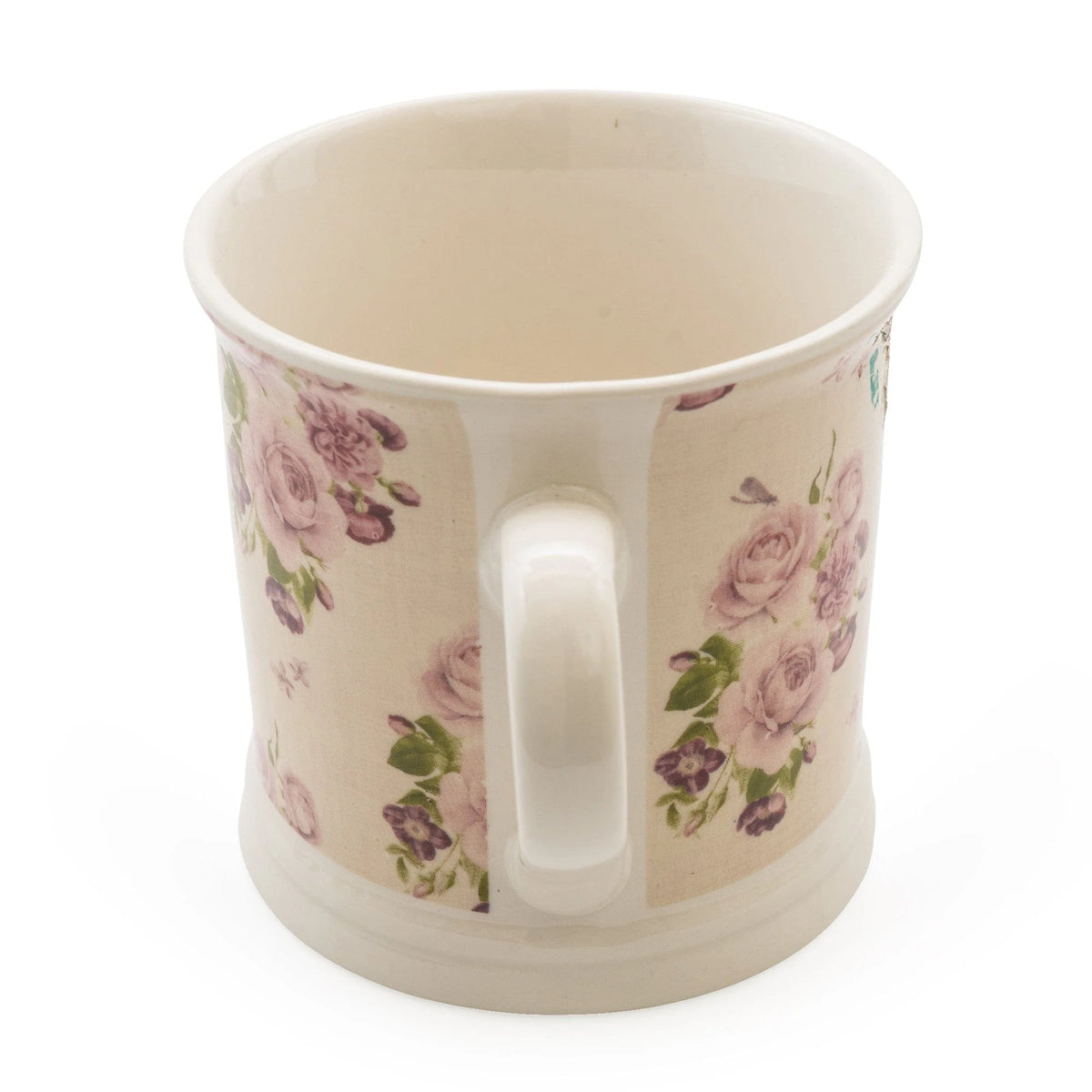 Close-up view of the Destinations Collection Tankard Mug Provence Blossom Large Mug 430ML highlighting the charming floral patterns typical of a Provence blossom mug.