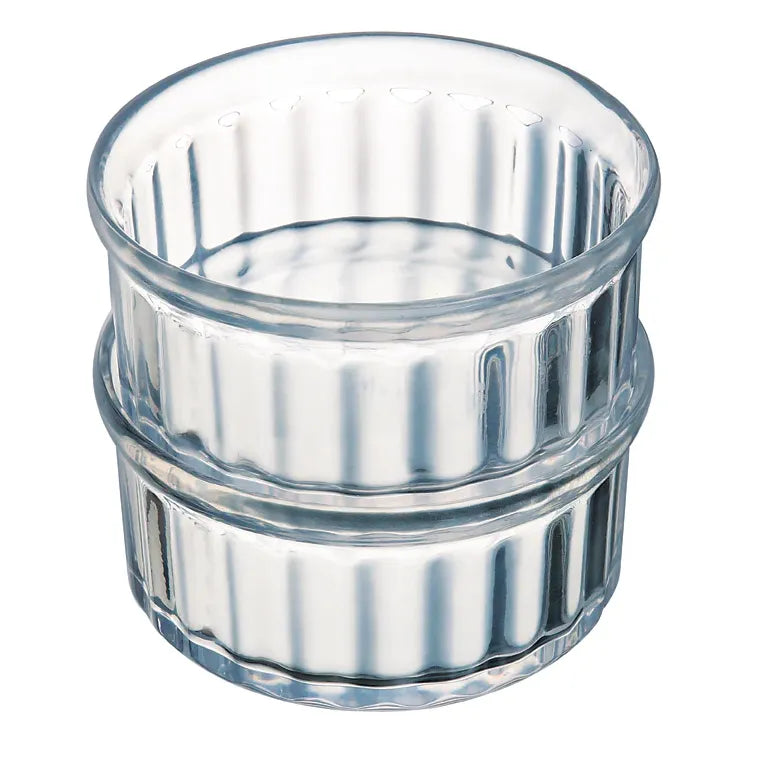 Pyrex 10cm Glass Ramekin Set - Pack of 2 - Home Deco London
