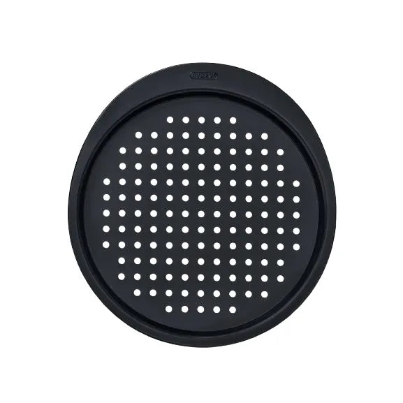 Pyrex Glide Pizza Tray 31cm, designed for perfect heat distribution and easy handling as a non-stick pizza tray.