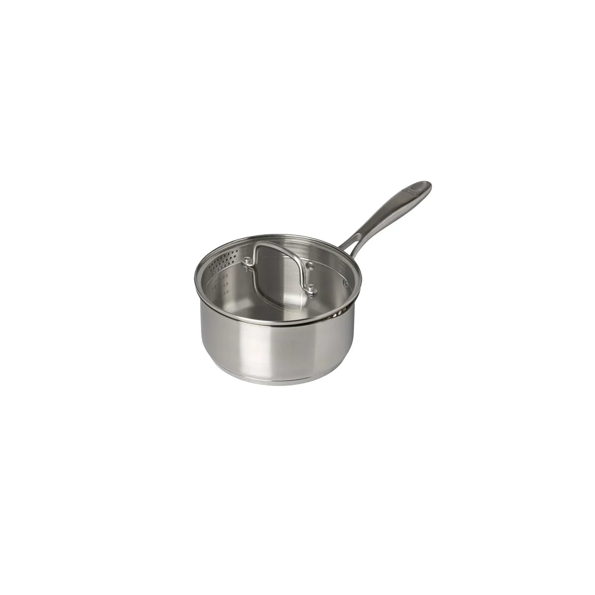 Pyrex, Infinity Saucepan with Lid, Diameter 18 cm, Fixed Handle Stainless Steel Suitable for All Heat Sources Including Induction and Oven