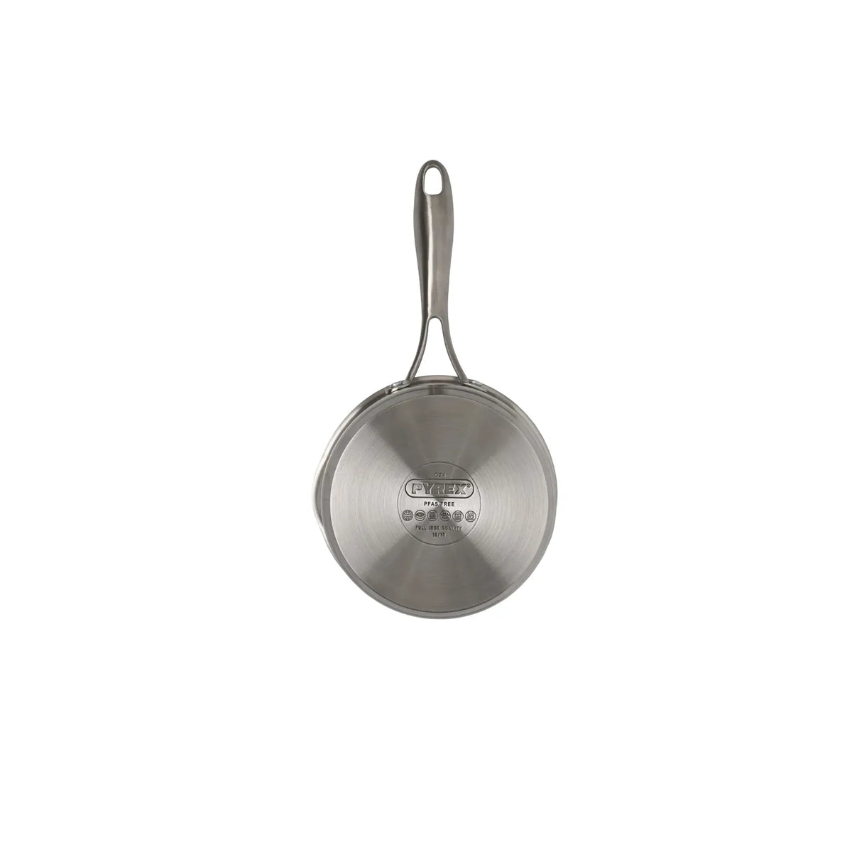 Pyrex, Infinity Saucepan with Lid, Diameter 20 cm, Fixed Handle, Stainless Steel Suitable for All Heat Sources Including Induction and Oven