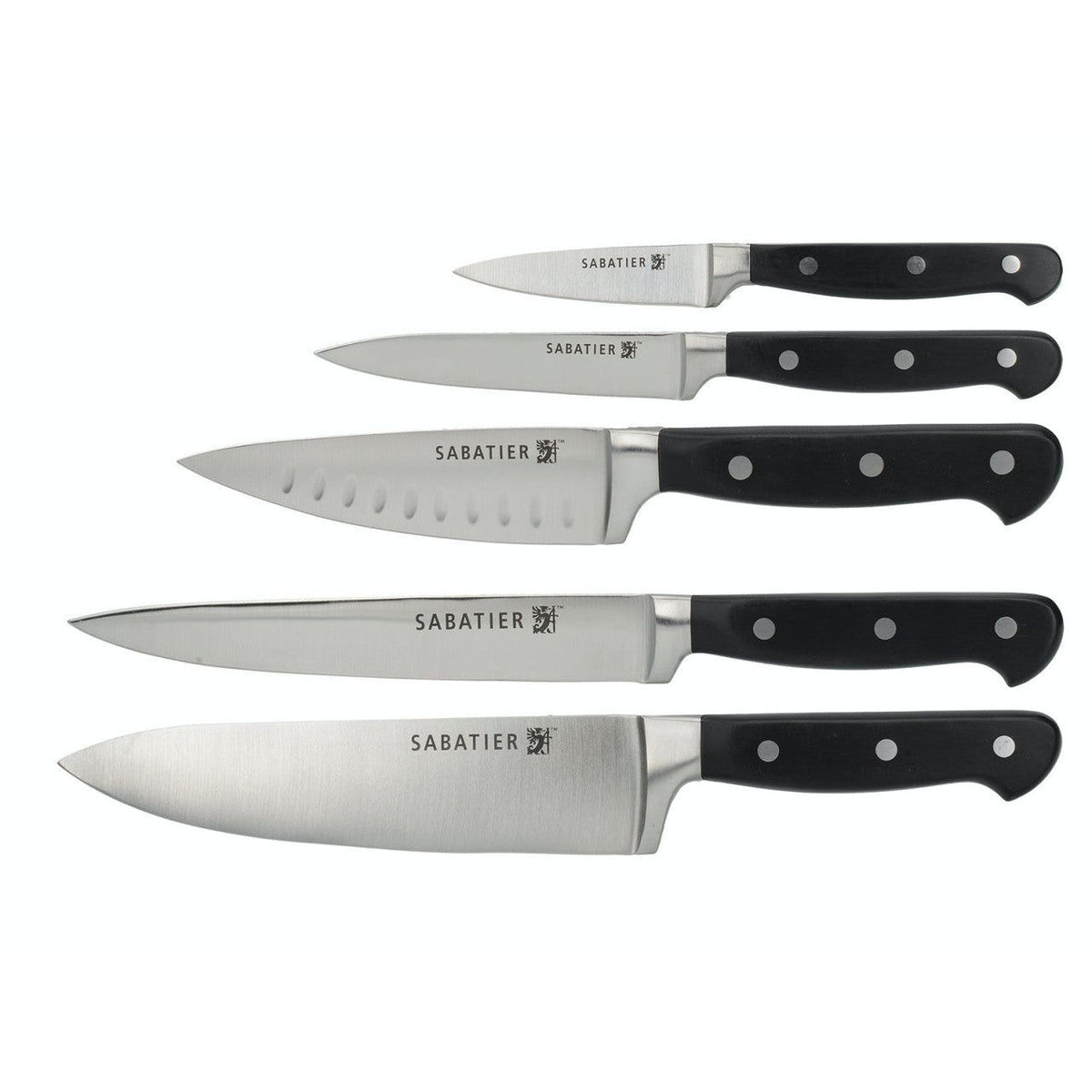 Sabatier Classic Edgekeeper 5 Piece Knife Block Set - Home Deco London