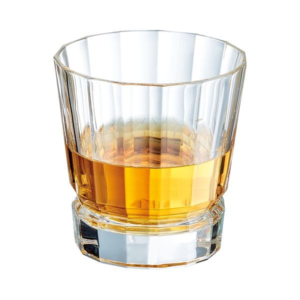 Cristal d’Arques Set of 4 Macassar 32cl Whisky Tumblers - Home Deco London