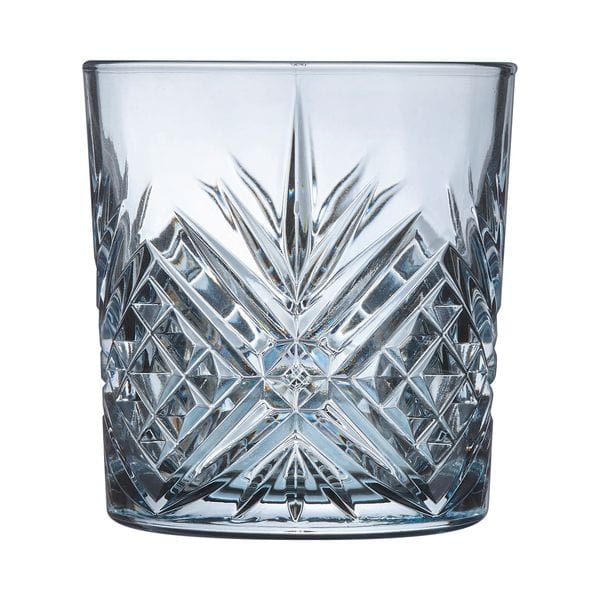 Cristal d'Arques Set of 4 Salzburg Mazzarine Clear 30cl Tumbler Glasses - Home Deco London