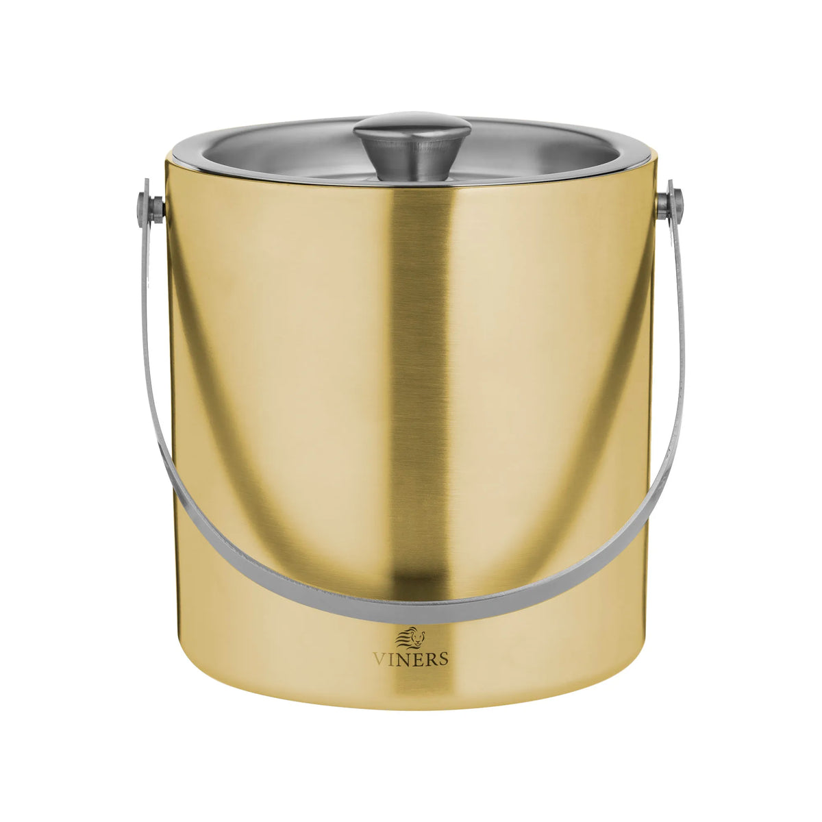 Viners 1.5L Gold Ice Bucket Double Wall - Home Deco London