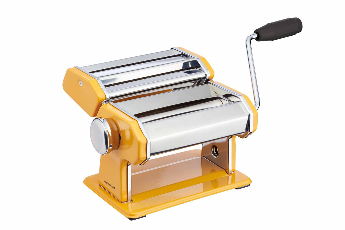 World of Flavours Yellow Stainless Steel Pasta Maker