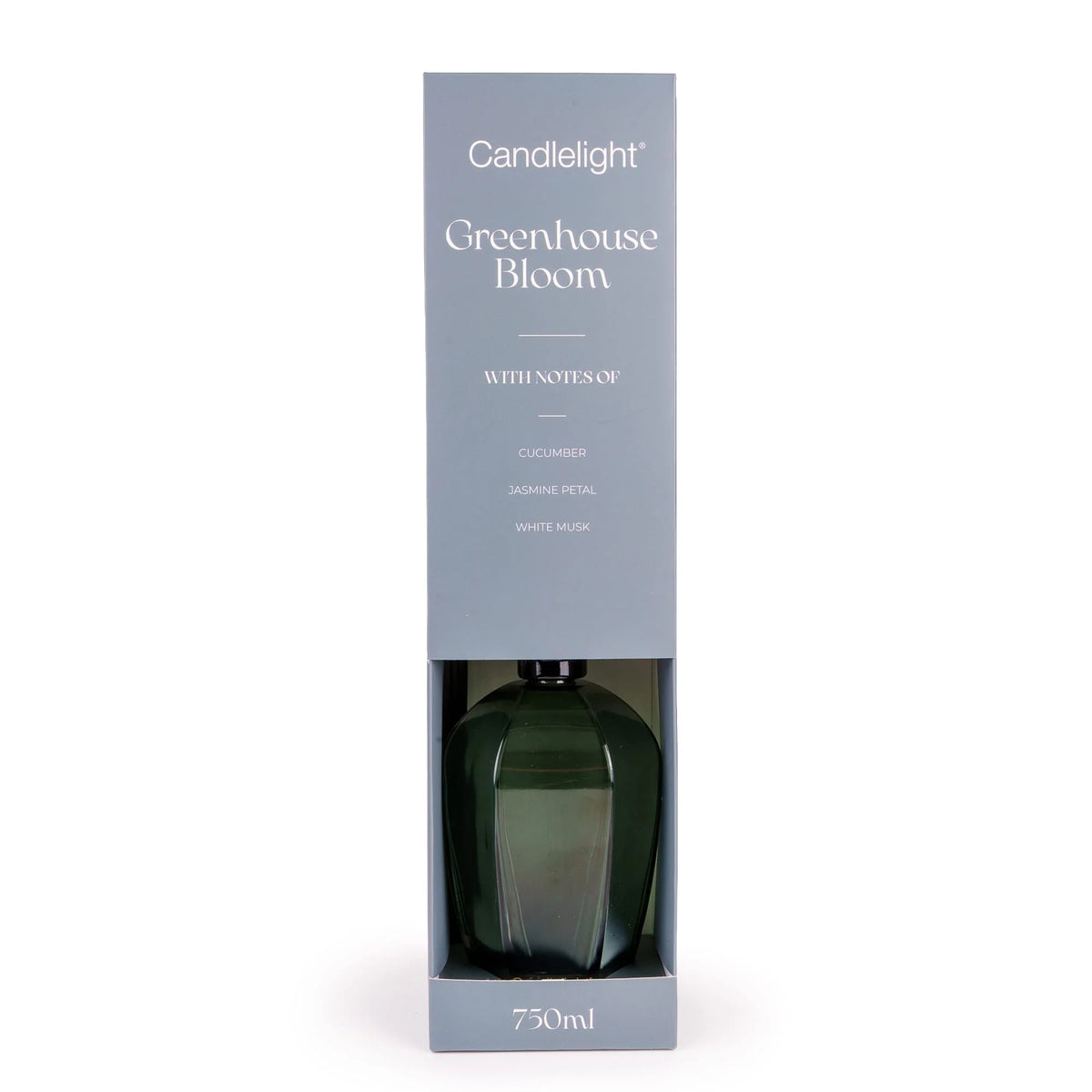 Glass Hexagonal Greenhouse Bloom Reed Diffuser 750ml