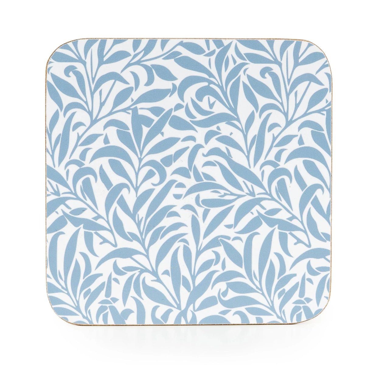 Jeff Banks Leafy Trellis Design Blue Coaster Set of 4 - Home Deco London