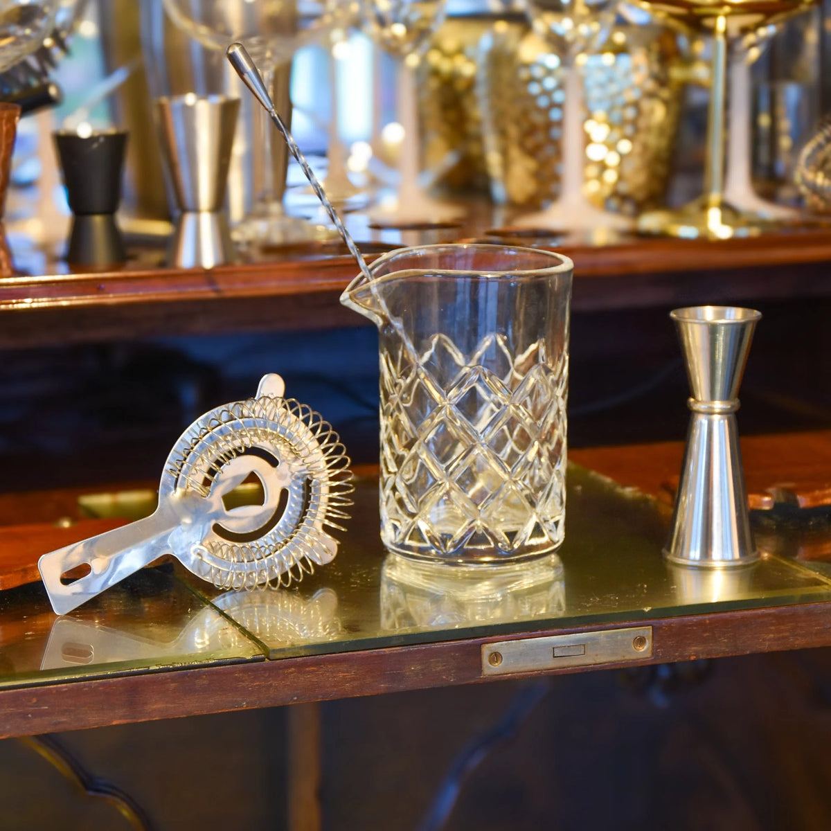 Barware Set 4 Piece Classic Barware Set in Gift Box - Home Deco London