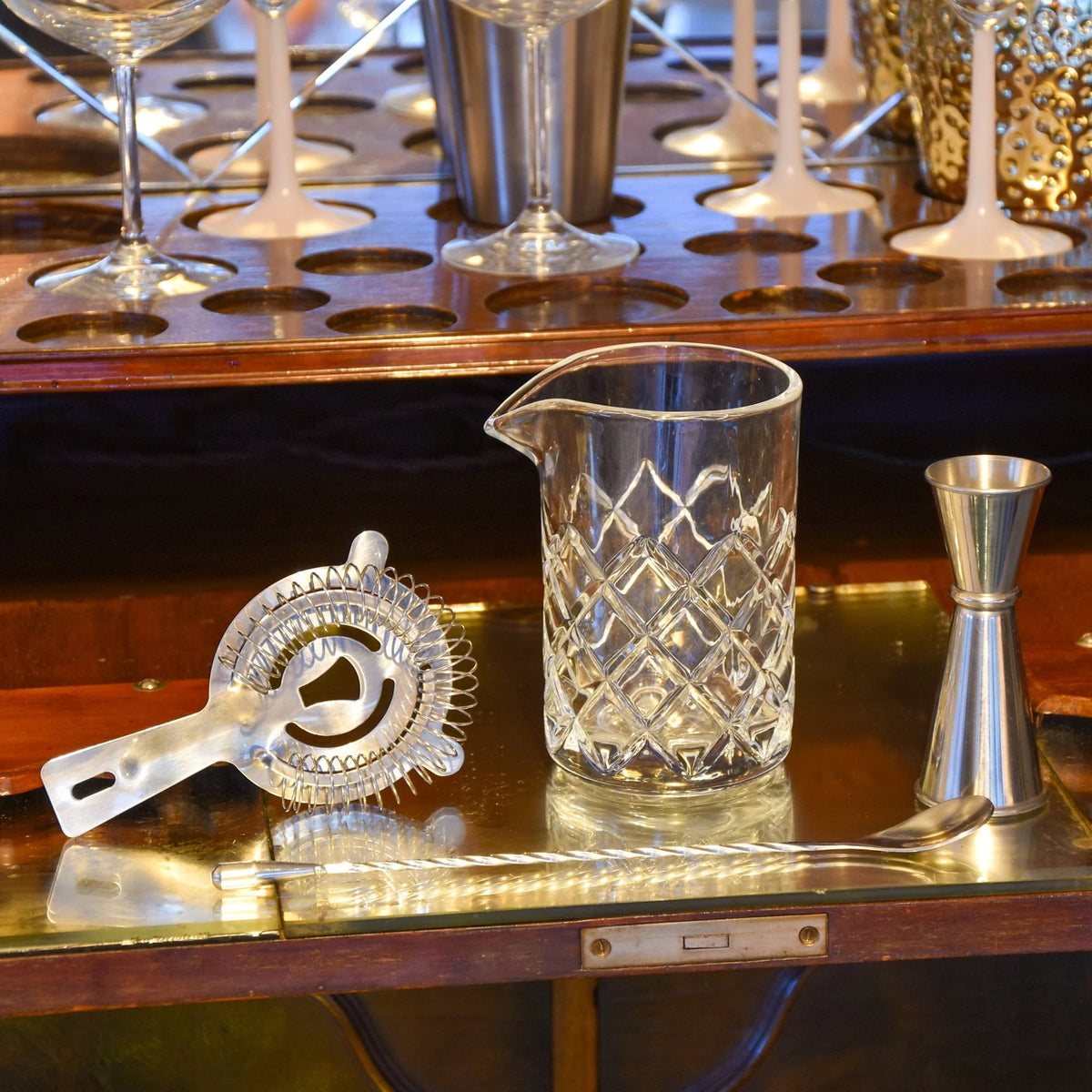 Barware Set 4 Piece Classic Barware Set in Gift Box - Home Deco London
