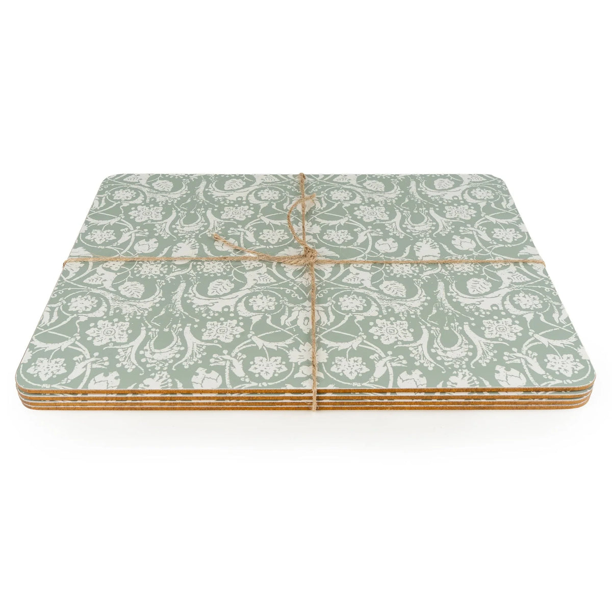 Jeff Banks Set of 4 Placemats - Jacquard Sage Green - Home Deco London