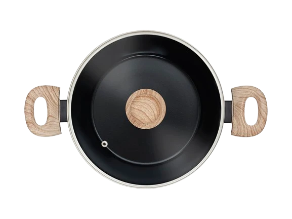 Pyrex Cook&Care Stew pot with Lid 24cm Black