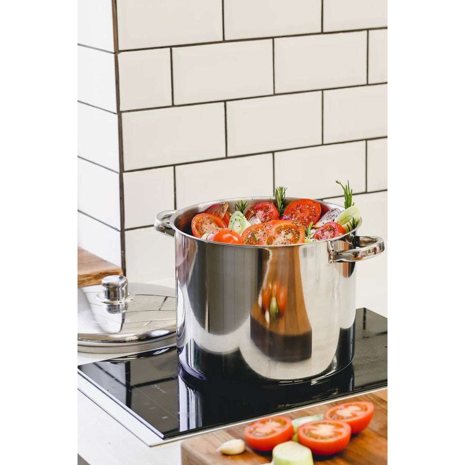 MasterClass Stainless Steel Stockpot, 11L