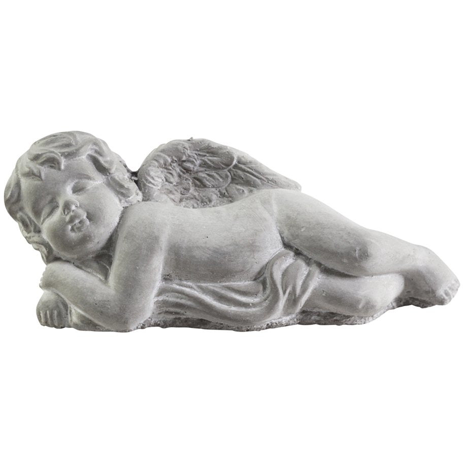 Elegant Reclining Angel Sculpture for Home Decor - Chic Antique Design - Home Deco London