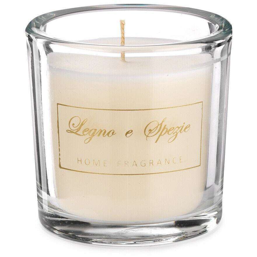 LAC Italy Luxury Scented Candle - Exotic Spicewood Aroma, 50 Hours Burn Time, Gift Boxed - Home Deco London