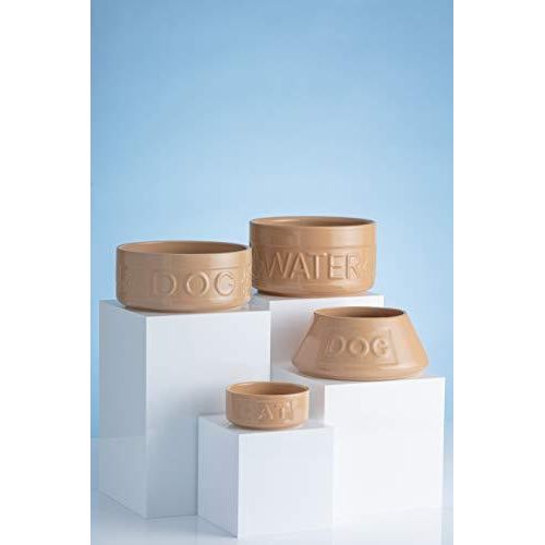 Mason Cash 20cm Stoneware Pet Bowl - Durable Dog Bowl in Classic Cane Design - Home Deco London