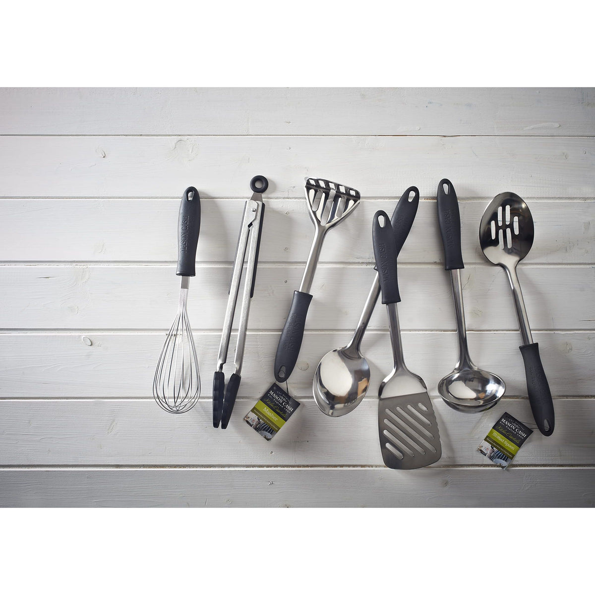 Mason Cash Essentials Kitchen Spoon 33cm Stainless Steel - Home Deco London