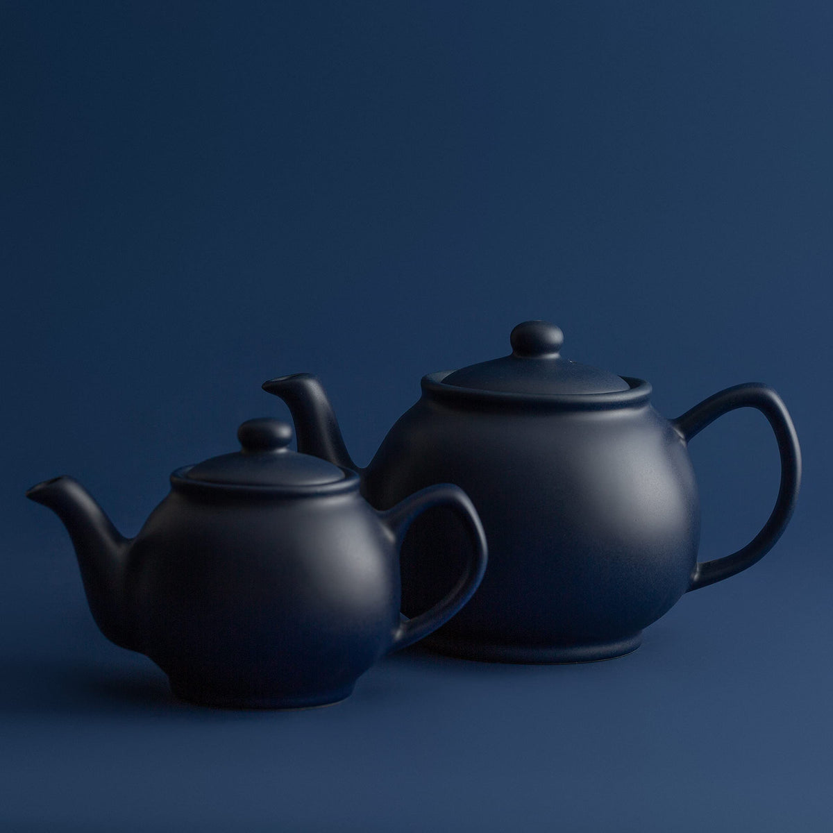 Price & Kensington Matt Navy Blue 2 Cup Teapot - Home Deco London