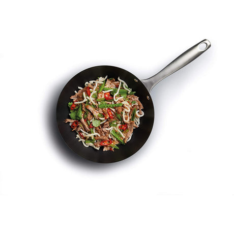 Stylish Pyrex stainless steel induction frying pans in varying sizes, ideal for quick meals and gourmet dishes, part of our Frying Pans & Woks collection focusing on induction frying pans.