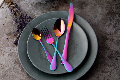 Stylish and elegant cutlery set showcasing high quality cutlery by Mikasa, perfect for dining occasions.